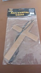 Halloween Plastic Anti Vampire Dracula Cross – Fancy Dress Accessory