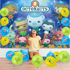 Octonauts Party Decorations Set Balloons Cake Toppers Banner Birthday Gift Kids
