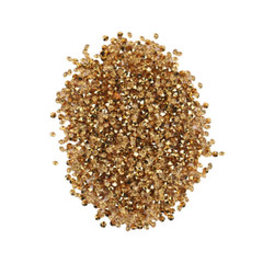 CraftbuddyUS 1000x3mm Acrylic Gold Diamond Round Faceted Table Confetti, DIY
