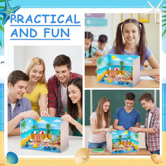 Beach Diorama Kit Decorations Hawaiian Summer Supplies Mini People Figurines Umb
