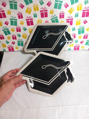 Graduation Party Supplies. Decorations, stickers, clings, plates, napkins, glass