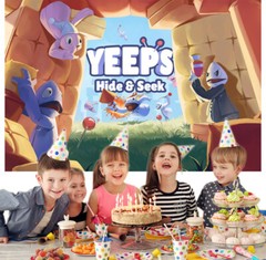 Yeeps Party Decoration Birthday Backdrop Banner Poster Background Vinyl 5x3ft