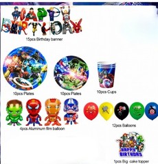 Avengers Birthday Party Decorations Set