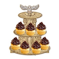 Harry Potter Birthday Cupcake Stand Cake3-Tier Snow Owl Theme