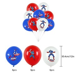 Cartoon Birthday Party Decorations Superhero Theme Banner Balloon Baby Shower