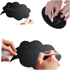 Photo Booth Props Kit,Writable Black Paper Card Board Photographing Props