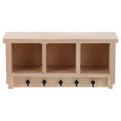 Mini Wall Shelf Dollhouse Shelves Mudroom Organizer Shelving Unit