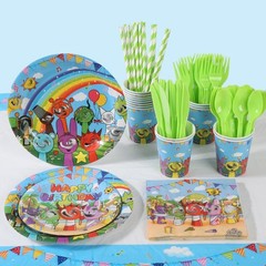 229 PCS Birthday Party Supplies Set for 20 – Plates, Cups, Balloons, Banner & Mo