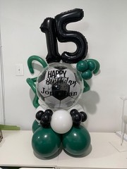 Balloon Numbers 40 Inch 5 Ballon for 5th Decorations, 15 25 35 50 Big Black N…