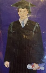 1995 Beistle Creation Male Graduate Honeycomb Full Open Table Decor Centerpiece