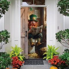 St. Patrick’s Day Door Cover – Festive Irish Decoration for Home Entryway
