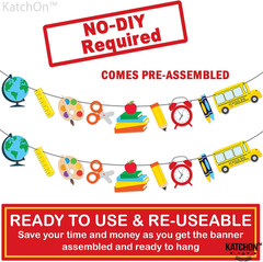 , Back to School Banner for Back to School Decorations – Large, 10 Feet, No DIY