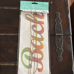 details & Accessories Foil Letters Banner Bachelorette
