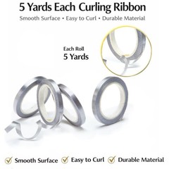 Balloon Weights – 16 Pack with Curling Ribbon White 100g, Metallic Balloon An…