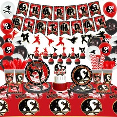 Obussgar Karate Birthday Party Decorations – Karate Party Supplies Includes