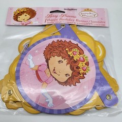 Strawberry Shortcake Happy Birthday Banner 2005 Berry Princess