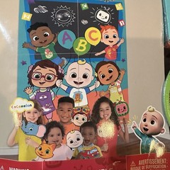 Cocomelon Backdrop W/ Photo Props Napkins Plates Kids Birthday Decorations Lot