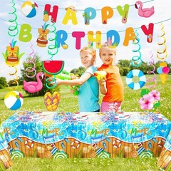 Summer Party Decotrations Pool Partys Decor Beach Theme Party Supplies Includ…
