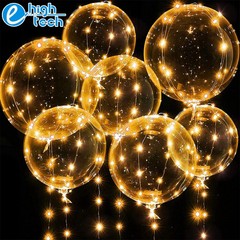10/20/30/40/50 Pack LED Light Up BoBo Balloons Wedding Birthday Party Decoration
