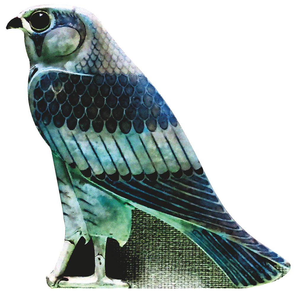 H13210 Ancient Egyptian Falcon Statue Ptolemaic Cardboard Cutout Standee Standup