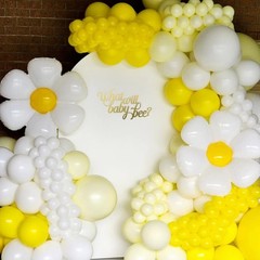 122pcs Yellow Balloon Arch Kit, 18 12 10 5 inch Yellow Latex Balloons Differe…