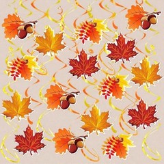 Fall Leaves Hanging Swirls Maple Leaves Decorations for Home/Fall Party