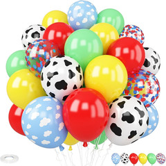 Outer Space Balloons,30Pcs 12Inch Galaxy Blue Purple Balloon Metallic Purper Sil