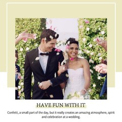 100 Pcs Wedding Confetti Bags Throw Some Love Petal Toss Packets Glassine Flo…