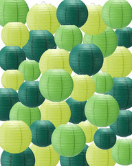 48 Pcs Paper Lanterns Party Decorations Chinese Lanterns round Paper Decor 4/6/8