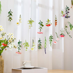 2 Pcs 6.6 Ft Artificial Flower Banner Spring Wildflower Garland Garden Tea Birth