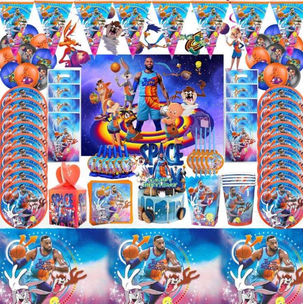 Space Jam Birthday Party set