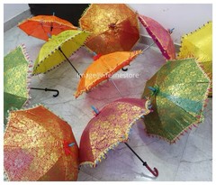 Bohemian Indian Decor Umbrella Assorted Sangeet Festival Decor