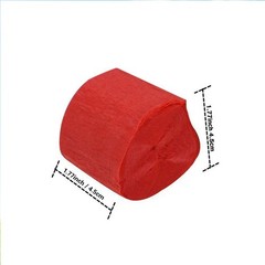 Wood Pulp Crepe Paper Streamer Rolls for Hanging and Decorating Birthday Parties