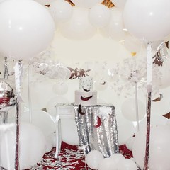 135pcs White Balloons Different Sizes 18 12 10 5 Inch for Garland Arch, Latex…