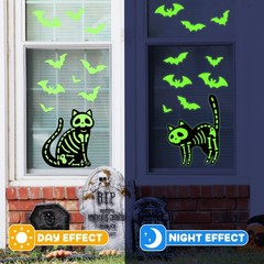 JarThenaAMCS Glow in The Dark Halloween 7.8 x 11.8inch, Green Fluroscent