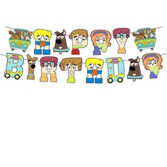 Scooby-doo Birthday Party Decoration Tableware Set