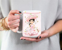 Recuerdos para Bautizo, Set 12 tazas de cerámica de 11oz Personalizadas