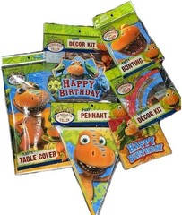 HTF Dinosaur Train Birthday Party Supplies Decor Napkins Banner Table Cover 77pc