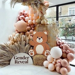 Blush Beige Gold Balloon Arch Kit Double White Sand Nude Balloon Garland Neut…