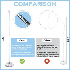 Balloon Column Stand Kit, 7 Ft Adjustable Tower, Set of 2, Party Decoration f…