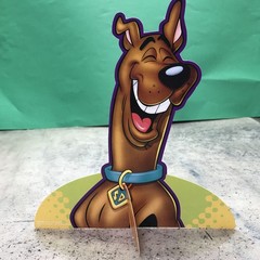 Vintage Scooby Doo Birthday Party Table Centerpiece Decor Halloween Party Stande