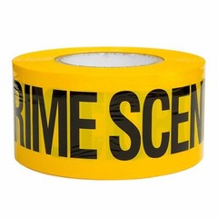 Crime Scene Do Not Cross – barricade movie prop tape ~ 50 FEET LONG!