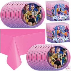 Kpop Demon Hunters Birthday Decorations | Kpop Demon Hunters Plates and Napkins,