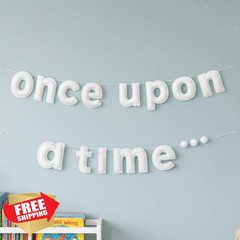SmoothNovelty Once Upon a Time Felt Banner Decor