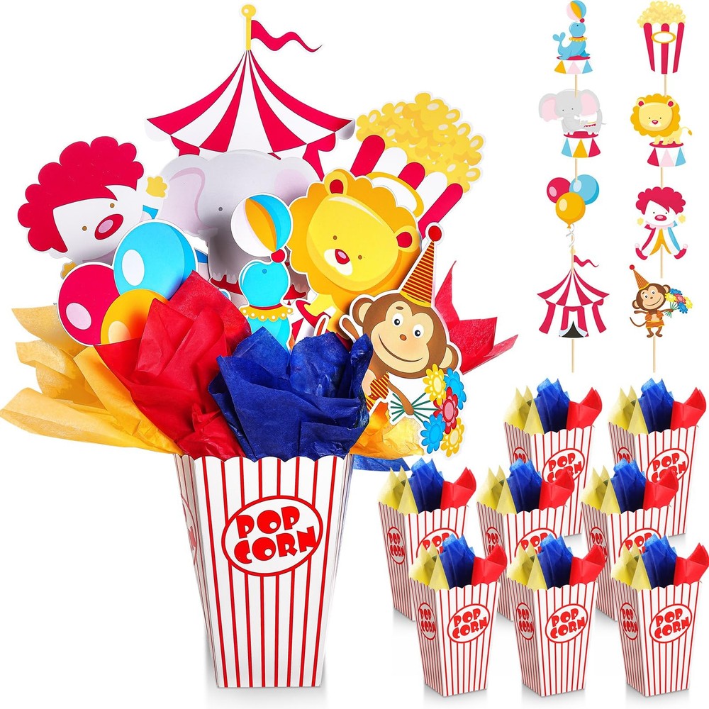 6 Sets Circus Carnival Party Centerpieces Decorations Circus Theme Table Topp…