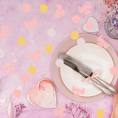 100PCS Pink Bow Confetti Bow Party Confetti She Is Trying the Knot Table Confett