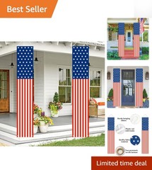 Weather-Resistant Patriotic Flag Banners for Veterans and Independence Day