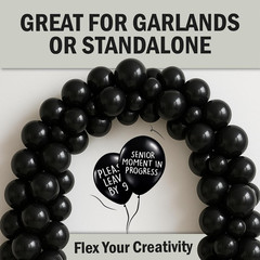 Funny Abusive Balloons | Fun Decoration for Adult Birthday Party | 8 Pack with D
