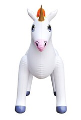 Jet Creations Inflatable Standing Rainbow Unicorn, 40″ Long Party Decoration NEW