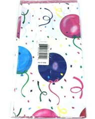 Happy Birthday Party Plastic Table Cover by Gam Associates Nos Made in USA